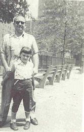 The author with her father The author with her father